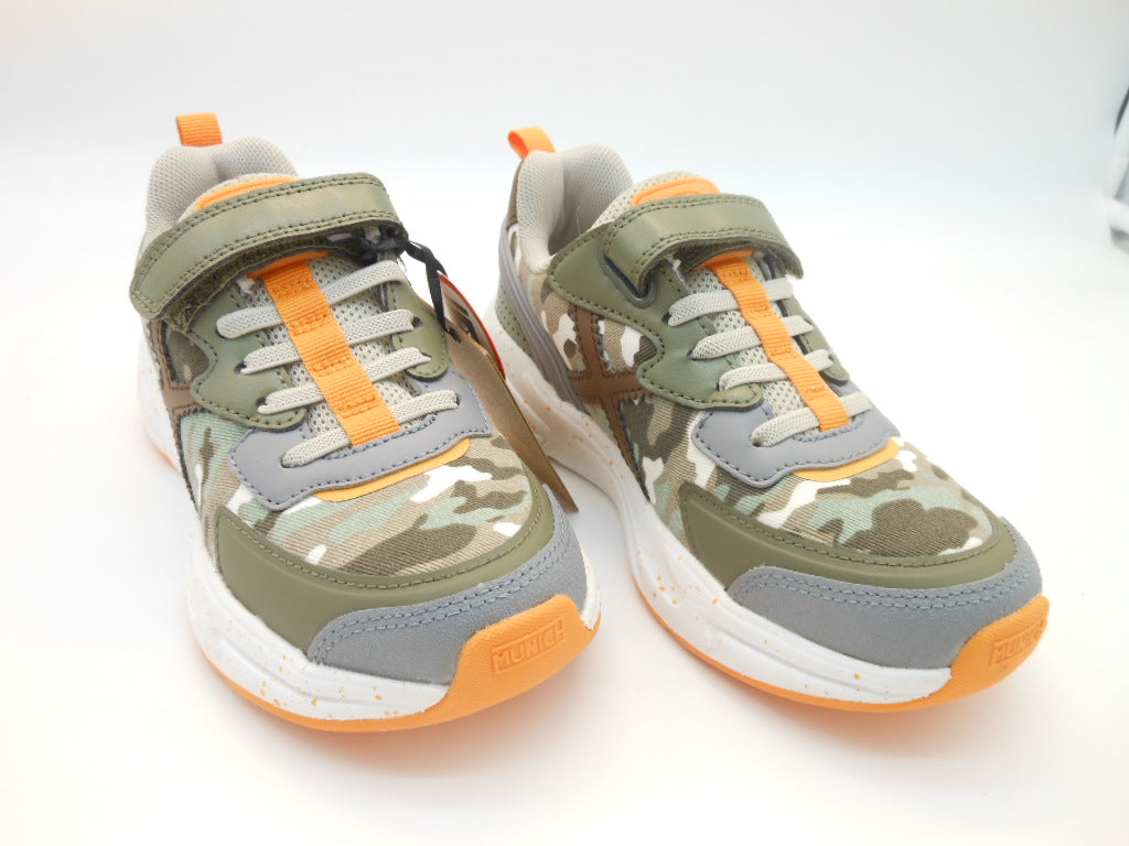Sneakers bambino mimetica resistente comoda Munich