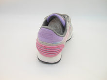 Carica l&#39;immagine nel visualizzatore di Gallery, Sneakers bambina-sportive-suede lilla e plex multicolor con logo | Munich
