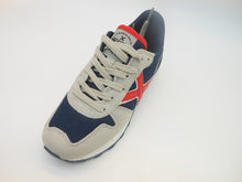 Carica l&#39;immagine nel visualizzatore di Gallery, sneakers bambino-suede grigio con laccio-sportiva | Munich
