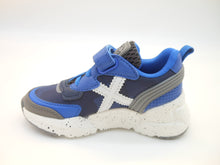 Carica l&#39;immagine nel visualizzatore di Gallery, Sneakers bambino-blu-comoda con velcro | Munich
