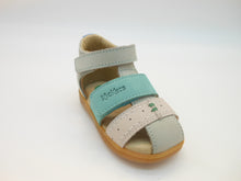 Carica l&#39;immagine nel visualizzatore di Gallery, Sandalo Kick Bazar bambini-gabbietta-primi passi-pelle-multicolor-doppio velcro | Kichers
