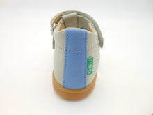 Carica l&#39;immagine nel visualizzatore di Gallery, Sandalo Kick Bazar bambini-gabbietta-primi passi-pelle-multicolor-doppio velcro | Kichers
