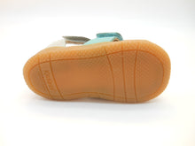 Carica l&#39;immagine nel visualizzatore di Gallery, Sandalo Kick Bazar bambini-gabbietta-primi passi-pelle-multicolor-doppio velcro | Kichers
