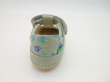 Carica l&#39;immagine nel visualizzatore di Gallery, Sandali bambino-gabbietta-vera pelle-primi passi-velcro | Kickers
