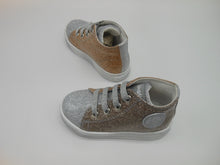 Carica l&#39;immagine nel visualizzatore di Gallery, Sneakers primi passi Falcotto-pelle-glitter laminato
