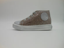 Carica l&#39;immagine nel visualizzatore di Gallery, Sneakers primi passi Falcotto-pelle-glitter laminato
