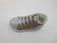 Carica l&#39;immagine nel visualizzatore di Gallery, Sneakers primi passi Falcotto-pelle-glitter laminato
