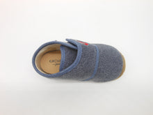 Carica l&#39;immagine nel visualizzatore di Gallery, Pantofola bambino Grunland-cotone 100%-blu
