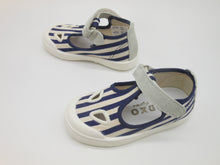 Carica l&#39;immagine nel visualizzatore di Gallery, Primi passi bimbo-cotone 100%-righe blu |dxo| made in Italy
