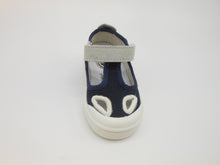 Carica l&#39;immagine nel visualizzatore di Gallery, Pantofola bambino-primi passi-2 occhietti-cotone  | made in Italy
