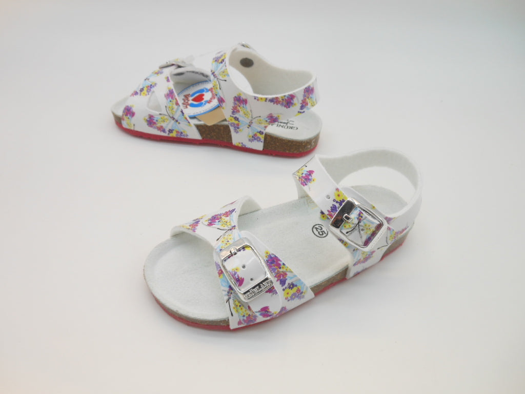 Sandalo primi passi bambina-morbido plantare soft | Grunland
