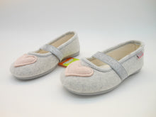 Carica l&#39;immagine nel visualizzatore di Gallery, Grunland Junior-comoda ballerina in cotone organico 100%-bianca con elastico-
