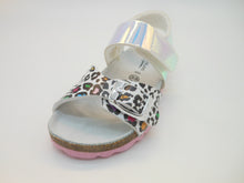 Carica l&#39;immagine nel visualizzatore di Gallery, Sandalo bambina-primi passi-plantare in pelle-velcro | Animalier
